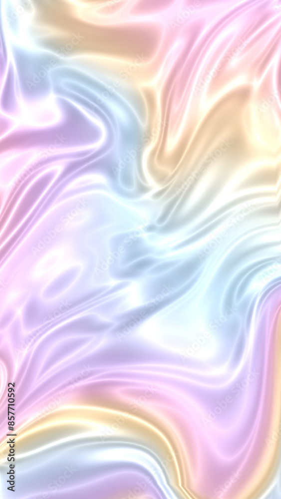 Obraz premium Rainbow Colorfull Abstract Iridescent Holographic Silk Background 
