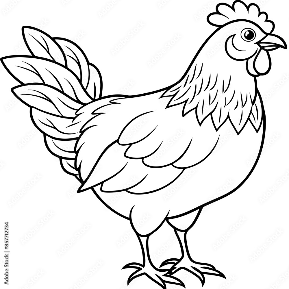 hen and chicken vector hen and chicken vector