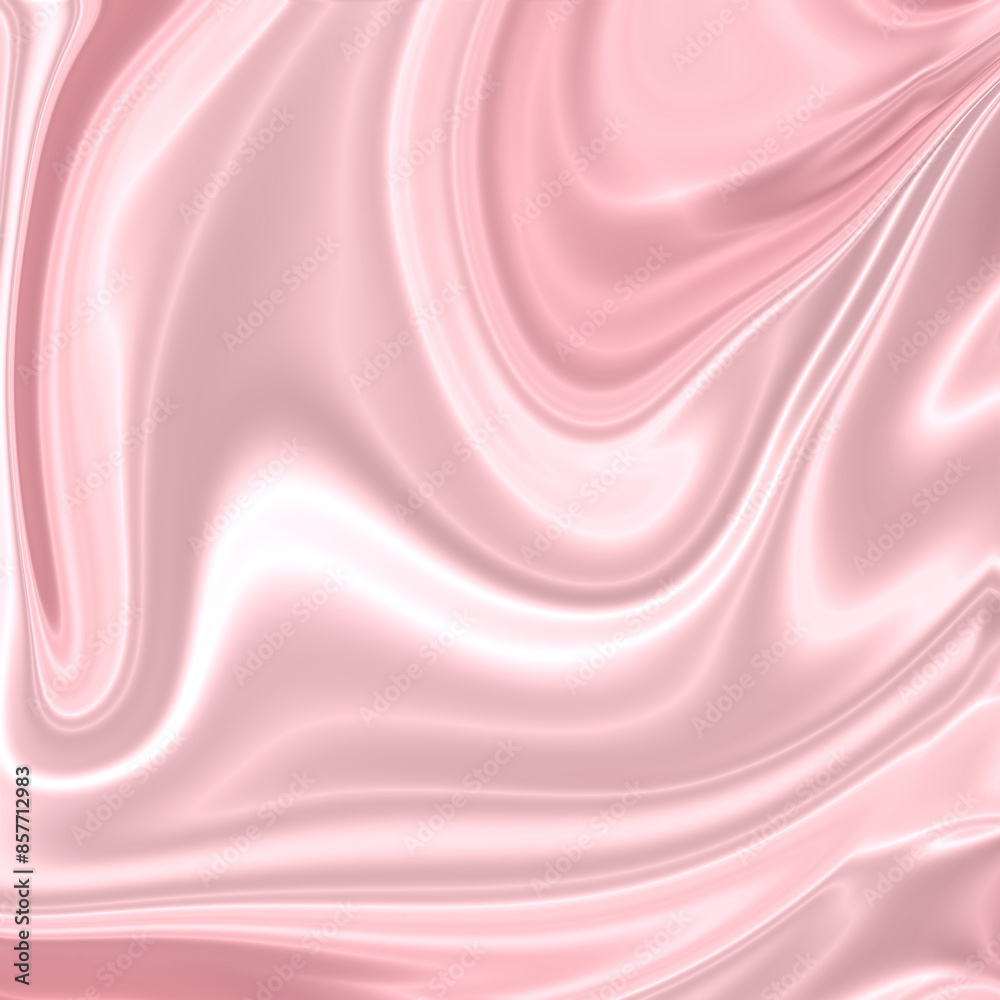 Obraz premium Pink Rose Abstract Iridescent Holographic Silk Background 