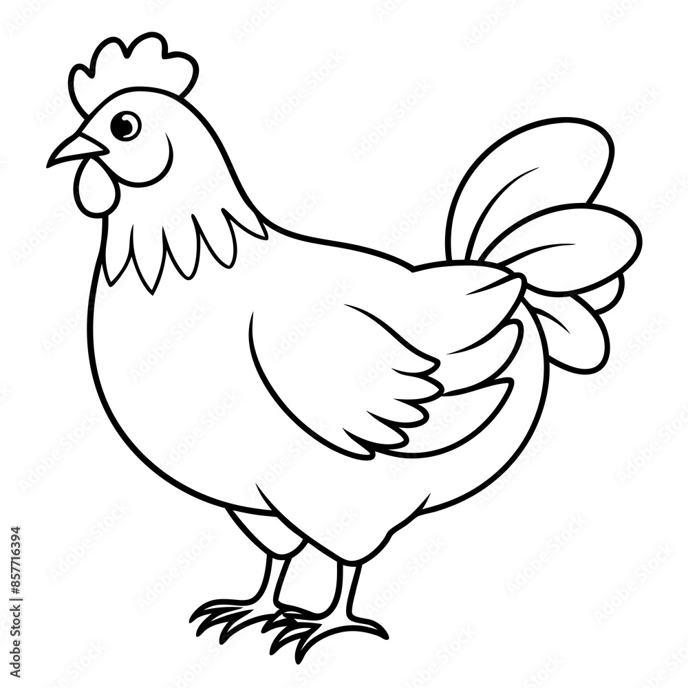 hen and chicken vector hen and chicken vector
