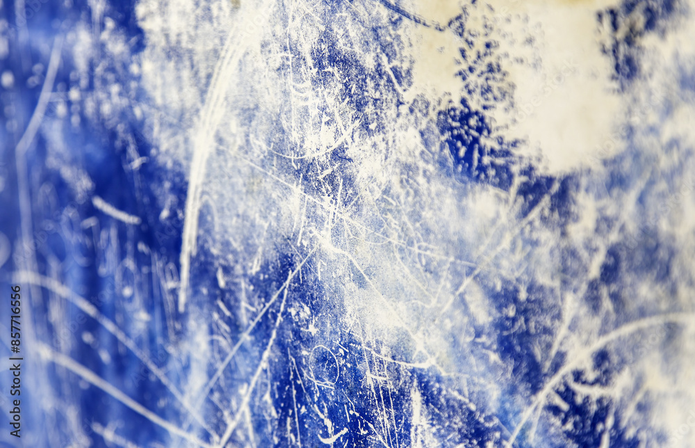 Fototapeta premium Scratched white wall