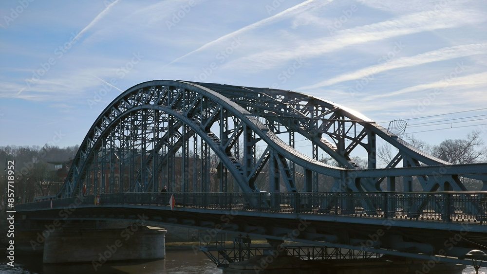 Fototapeta premium Krakow city in Poland in bright winter day