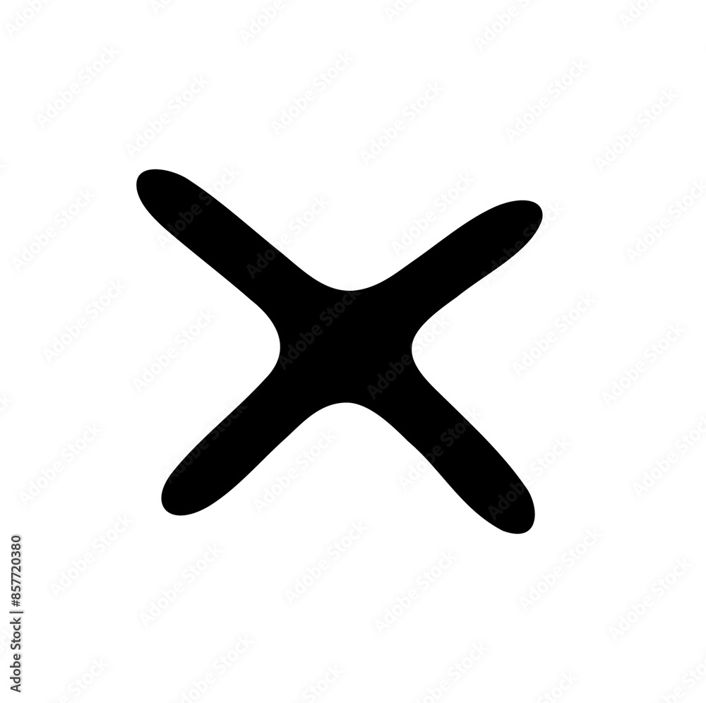 Obraz premium X icon