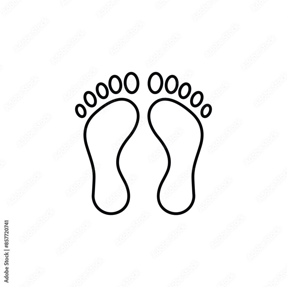 gait analysis icon design with white background stock illustration gait analysis icon design with white background stock illustration