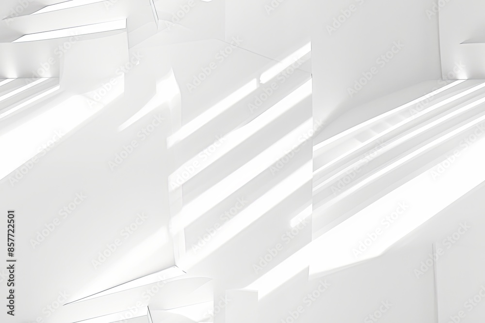 Obraz premium White Minimalist Abstract Background created with Generative AI