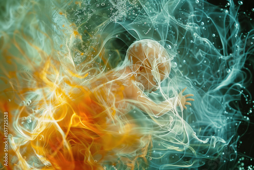 Symbiotic Connection: Placenta's Life-Giving Current Sustains Developing Fetus (Abstract)