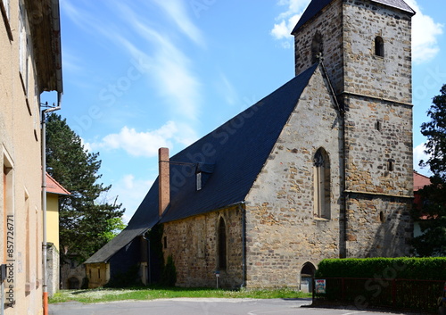 Historical Church in the Town Blankenhain, Thuringia photo