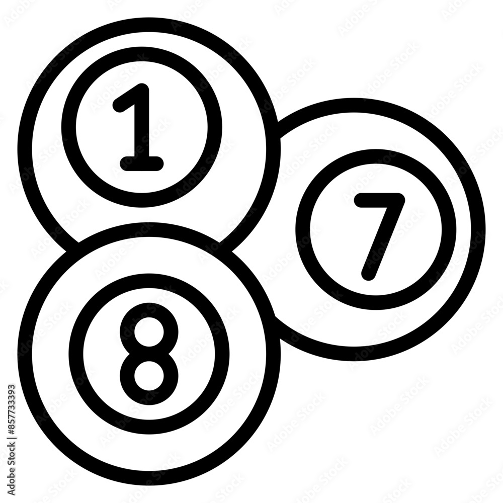 Billiards icon vector image. Can be used for Sport Equipment. Billiards icon vector image. Can be used for Sport Equipment.