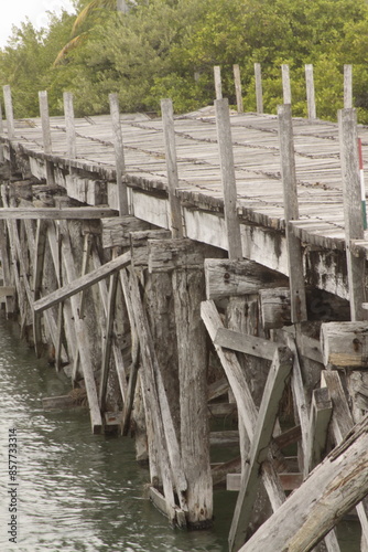 Puente en la laguna