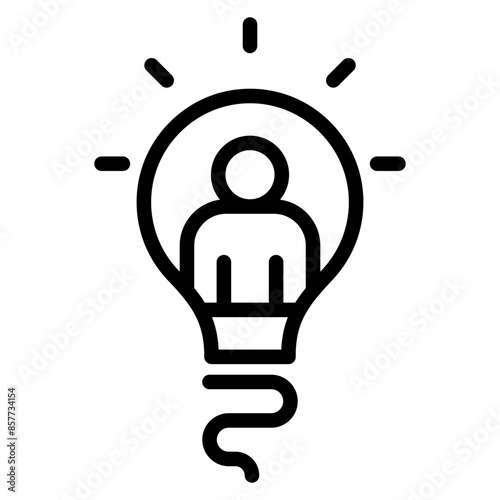 Initiative icon vector image. Can be used for Action Plan.