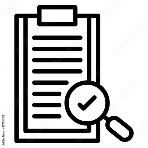 Evaluation icon vector image. Can be used for Action Plan.