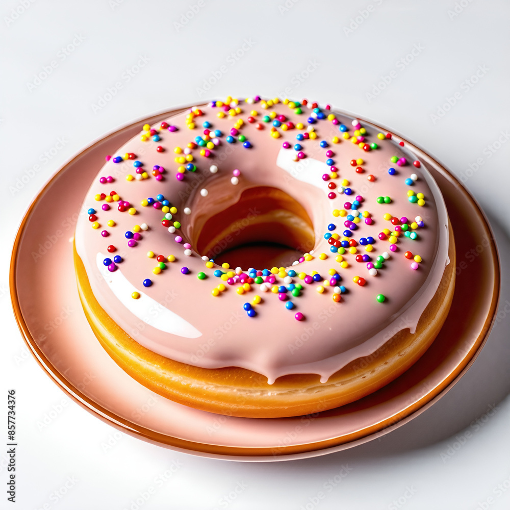 Fototapeta premium sweet donuts Generative AI