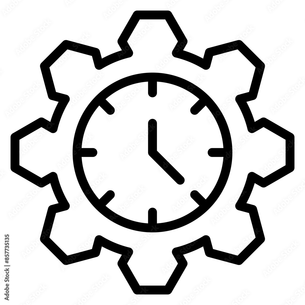 Time Management icon vector image. Can be used for Freelancer. Time Management icon vector image. Can be used for Freelancer.