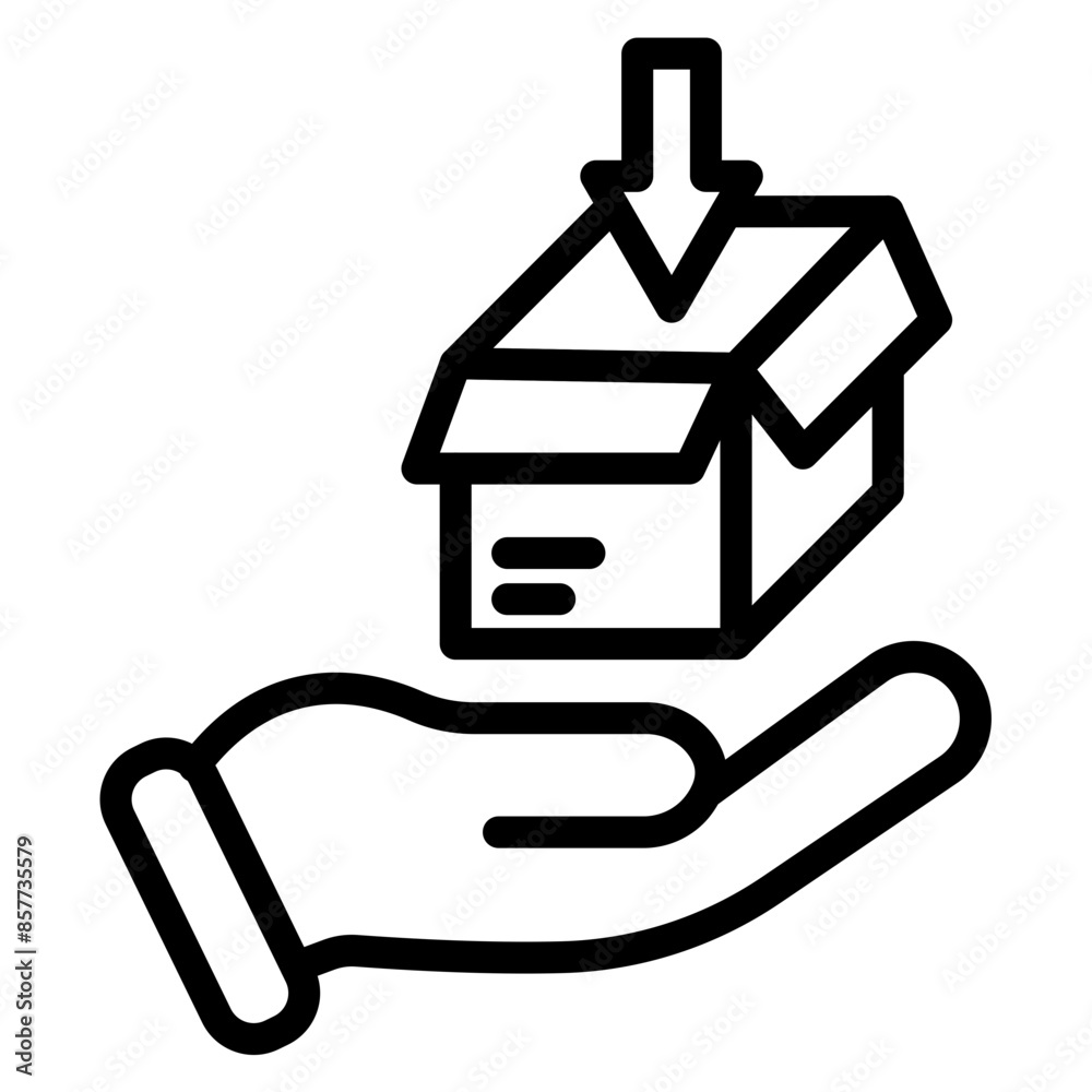 Pick and Pack icon vector image. Can be used for Order Fulfilment. Pick and Pack icon vector image. Can be used for Order Fulfilment.