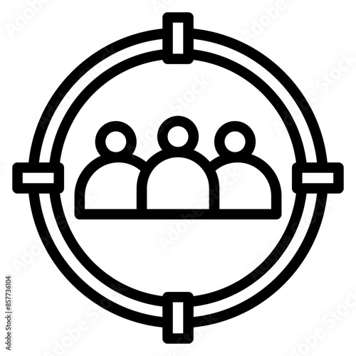 Headhunter icon vector image. Can be used for Headhunting.