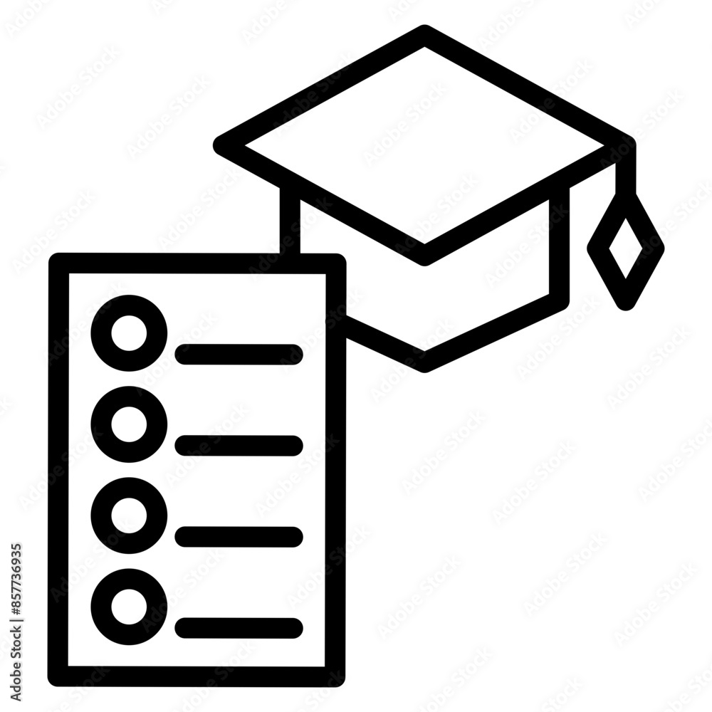 Qualifications icon vector image. Can be used for Curriculum Vitae. Qualifications icon vector image. Can be used for Curriculum Vitae.