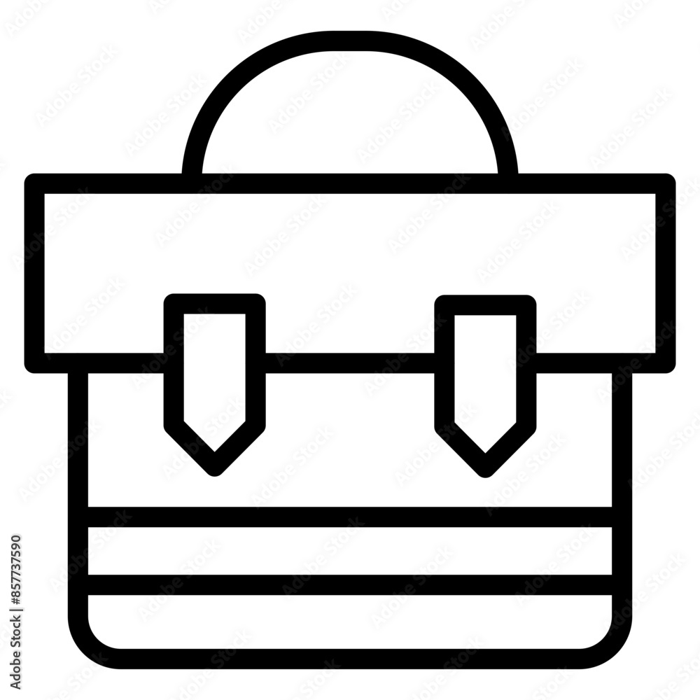 Briefcase icon vector image. Can be used for Job Fair. Briefcase icon vector image. Can be used for Job Fair.