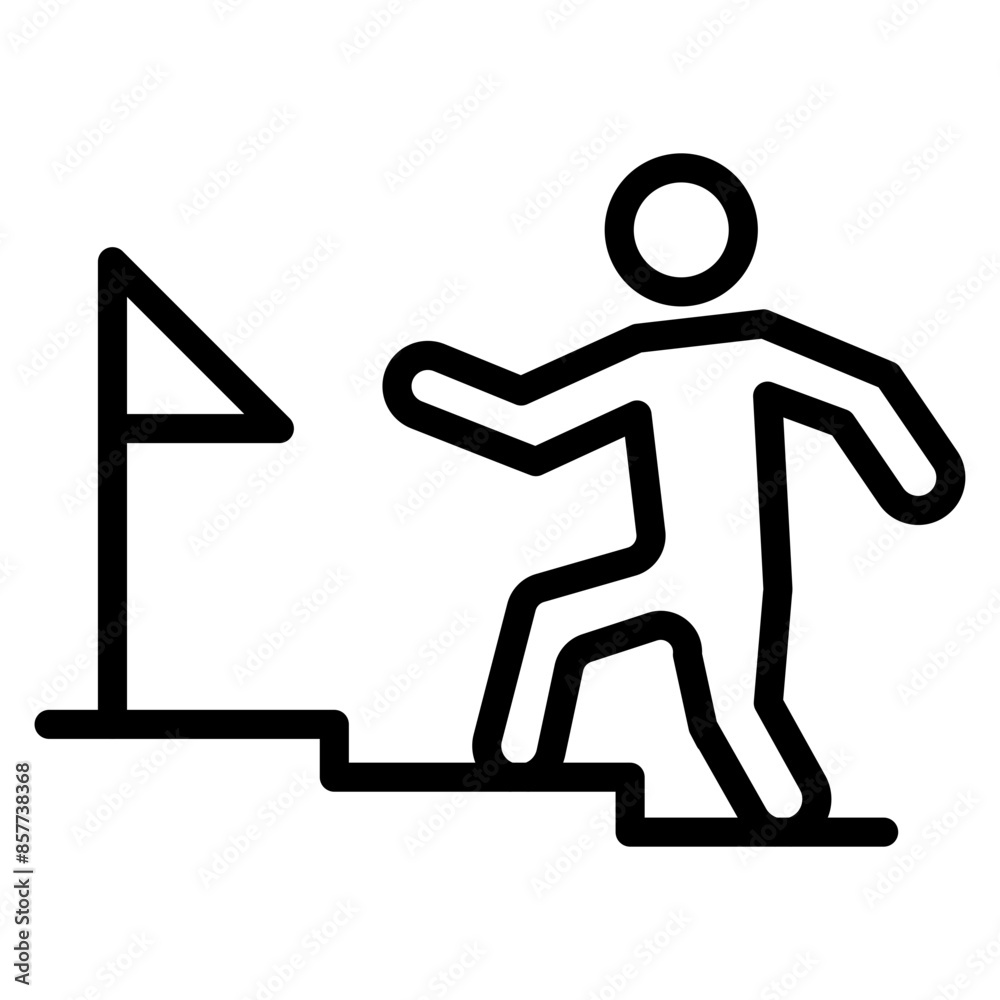 Career Development icon vector image. Can be used for Organization. Career Development icon vector image. Can be used for Organization.