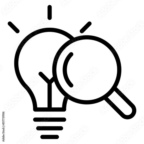Insight icon vector image. Can be used for Thought Leadership.