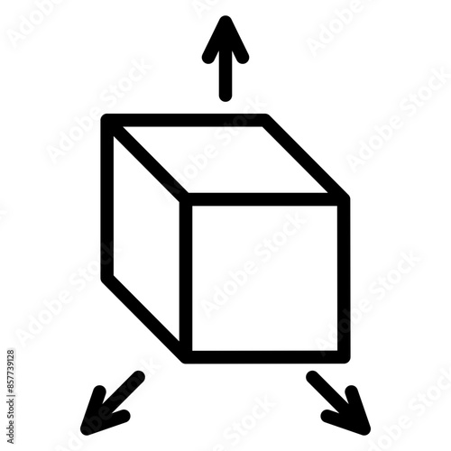 Perspective icon vector image. Can be used for Thought Leadership.