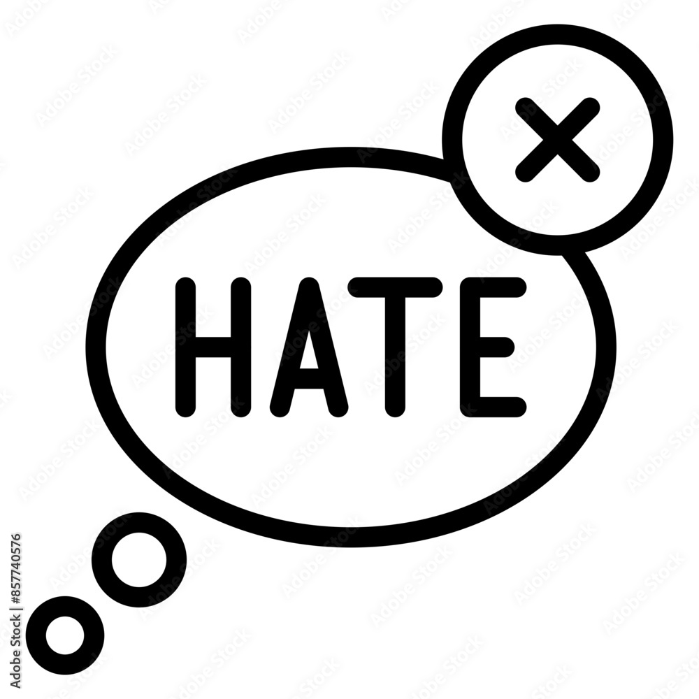 No Hate icon vector image. Can be used for Social Justice. No Hate icon vector image. Can be used for Social Justice.