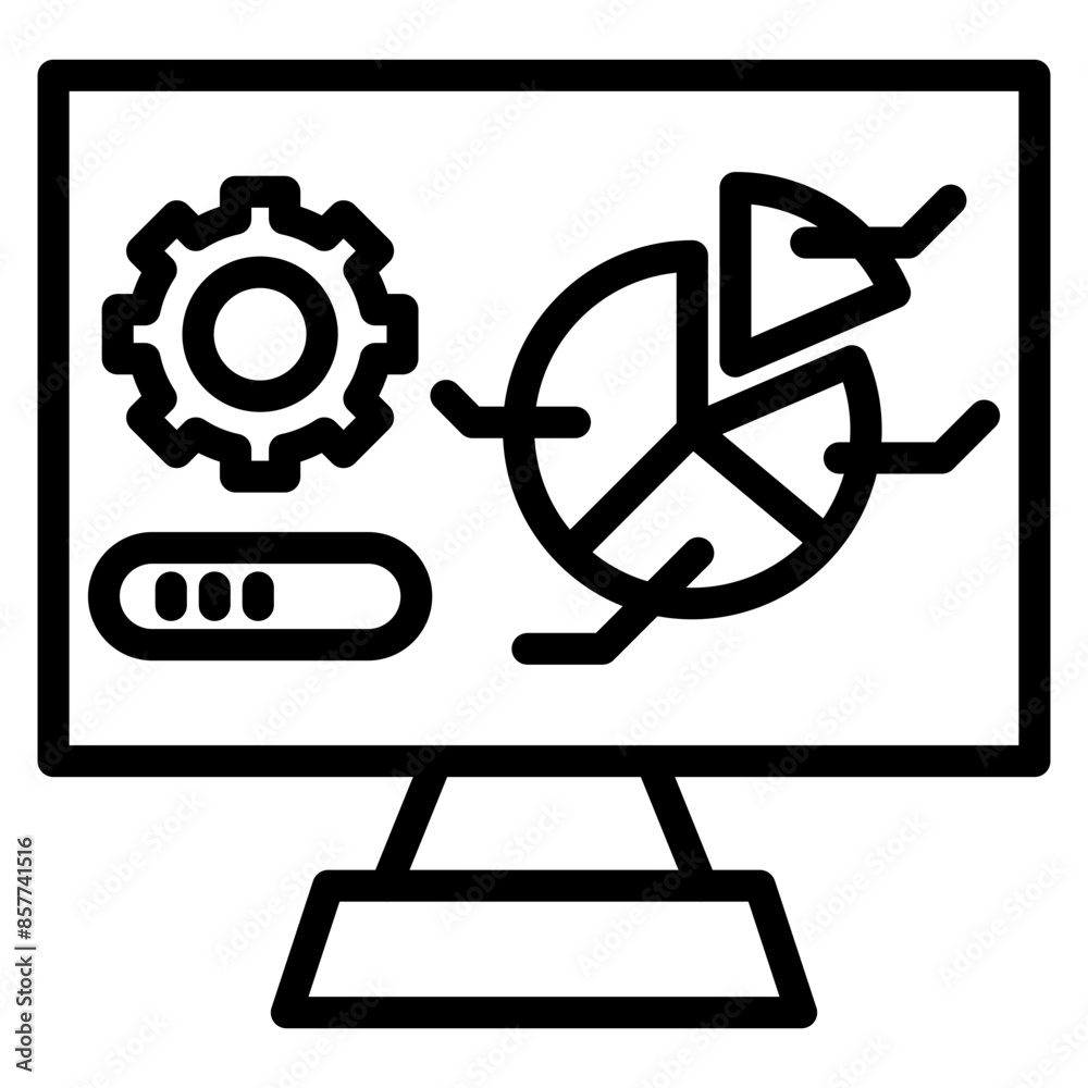 Test Metrics icon vector image. Can be used for Software Testing. Test Metrics icon vector image. Can be used for Software Testing.