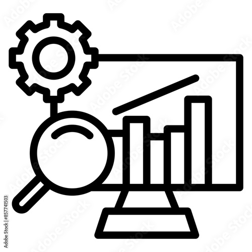 Test Harness icon vector image. Can be used for Software Testing.