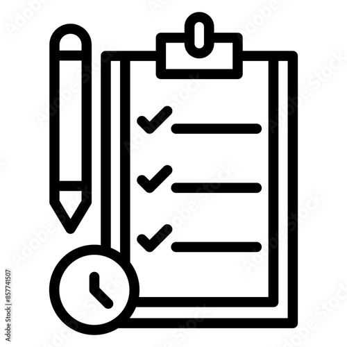 Test Plan icon vector image. Can be used for Software Testing.
