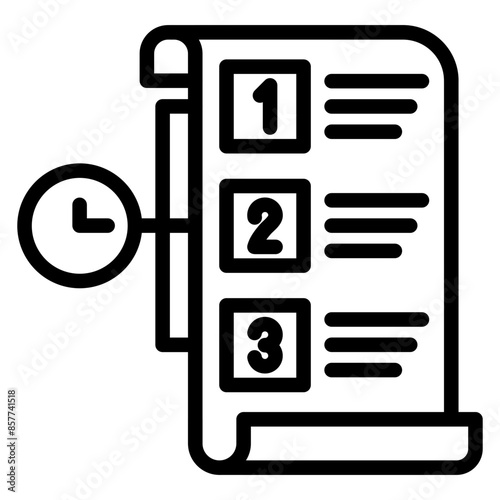 Test Priority icon vector image. Can be used for Software Testing.