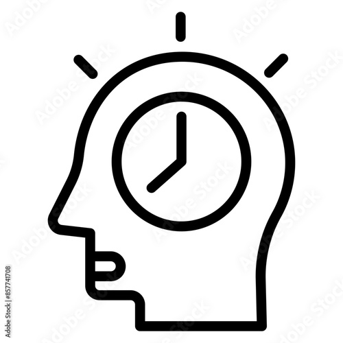 Impatience icon vector image. Can be used for ADHD.