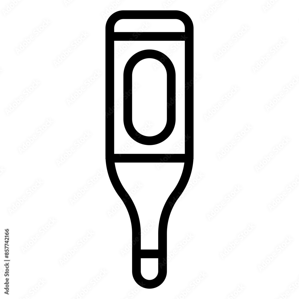 Thermometer icon vector image. Can be used for Skin Burns. Thermometer icon vector image. Can be used for Skin Burns.