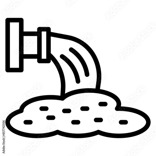 Concrete icon vector image. Can be used for Raw Metrial.