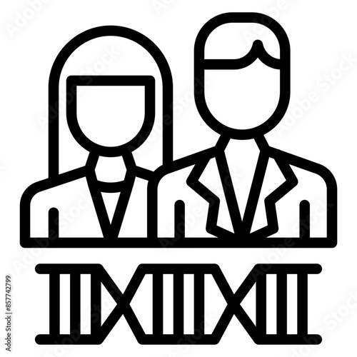 Ancestor icon vector image. Can be used for Inheritance.