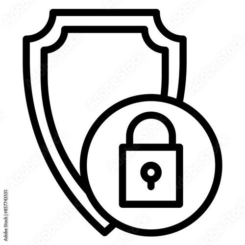 Security icon vector image. Can be used for Compilance and Regulation. photo