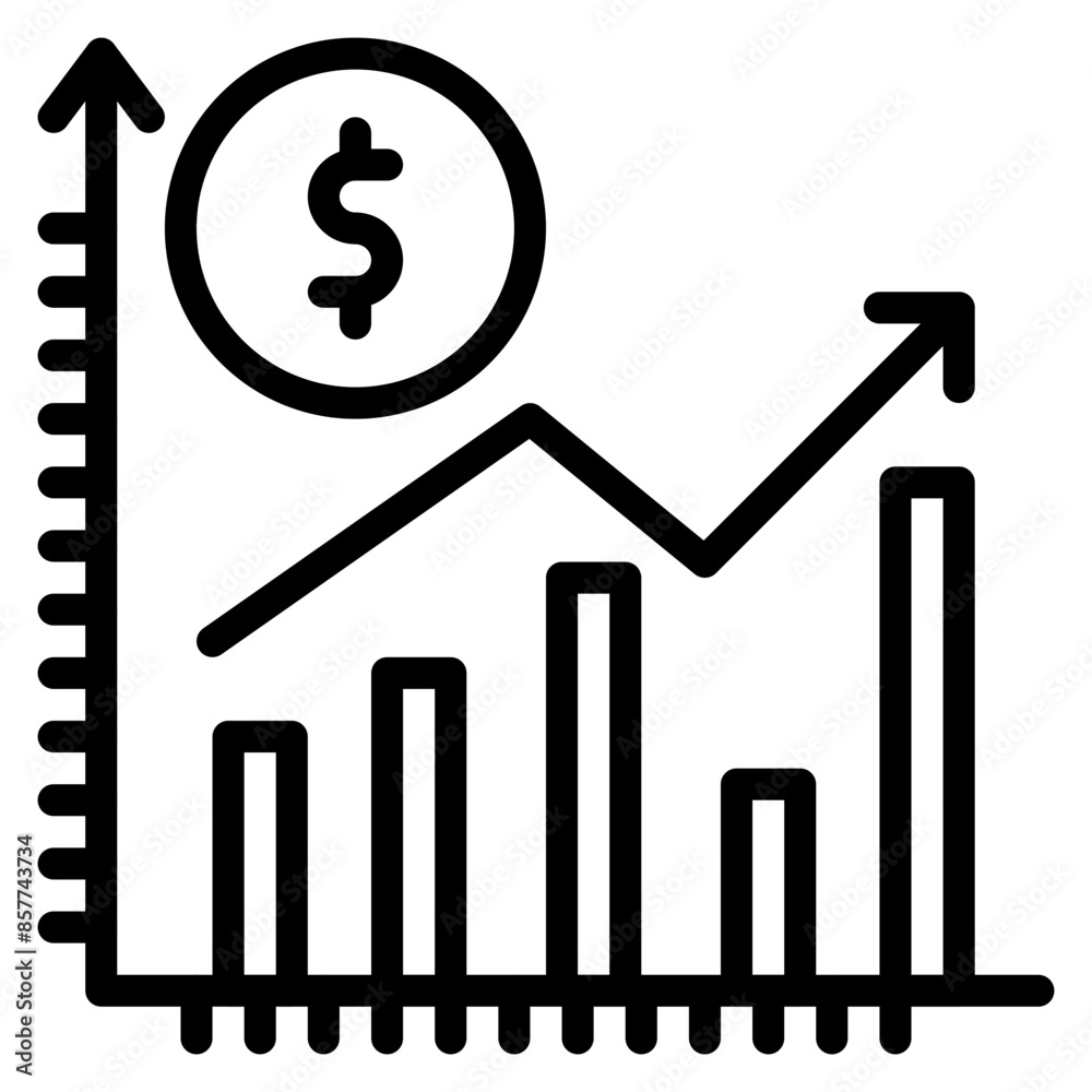 Forecast icon vector image. Can be used for Market Research. Forecast icon vector image. Can be used for Market Research.