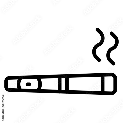 Cigar icon vector image. Can be used for Smoking.