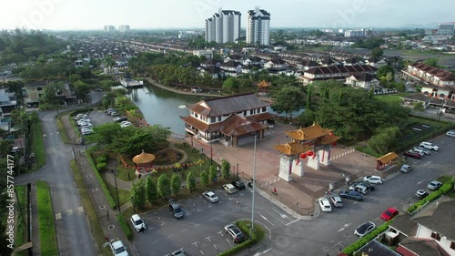 Kuching, Malaysia - June 21 2024: The Malaysia China Friendship Park photo