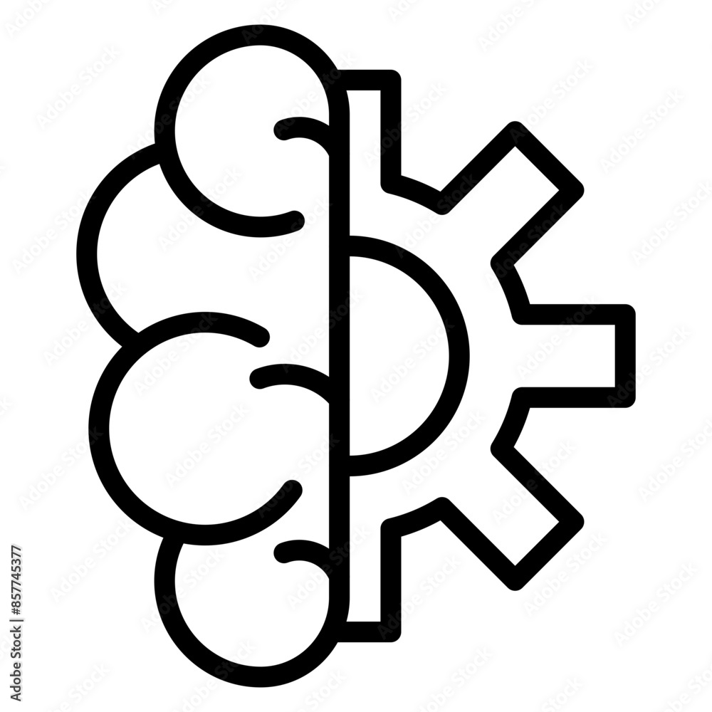 Machine Learning icon vector image. Can be used for Data Science. Machine Learning icon vector image. Can be used for Data Science.