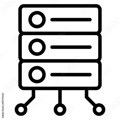 Hadoop icon vector image. Can be used for Data Science.