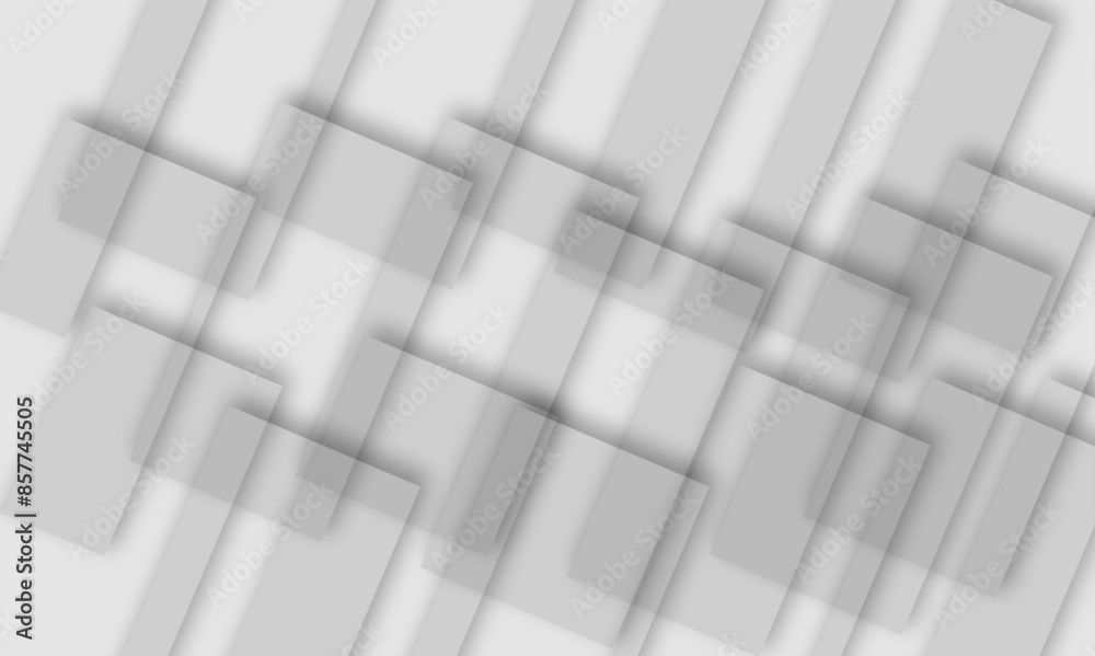 Abstract white geometric gradient shiny line  square pattern future concept texture background. Concept for template, texture, website, banner and brochure background. Vector illustration