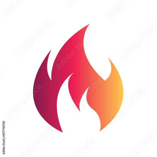 fire flame icons set isolated on white background. Render sprite of fire emoji, energy and power concept. Red Flame Symbol Fire flame.