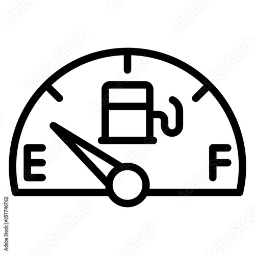 Running on Empty icon vector image. Can be used for Burnout.