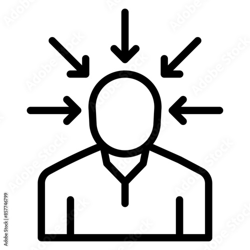 Strain icon vector image. Can be used for Burnout.