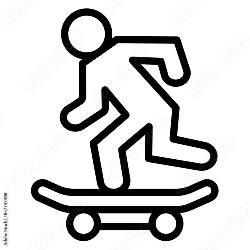 Skater icon vector image. Can be used for Urban Tribes.