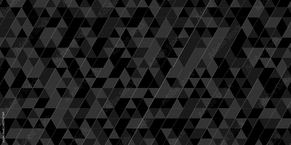 Vector geometric seamless technology gray and black triangle element light background. Abstract digital grid light pattern white Polygon Mosaic triangle Background, business and corporate background Vector geometric seamless technology gray and black triangle element light background. Abstract digital grid light pattern white Polygon Mosaic triangle Background, business and corporate background