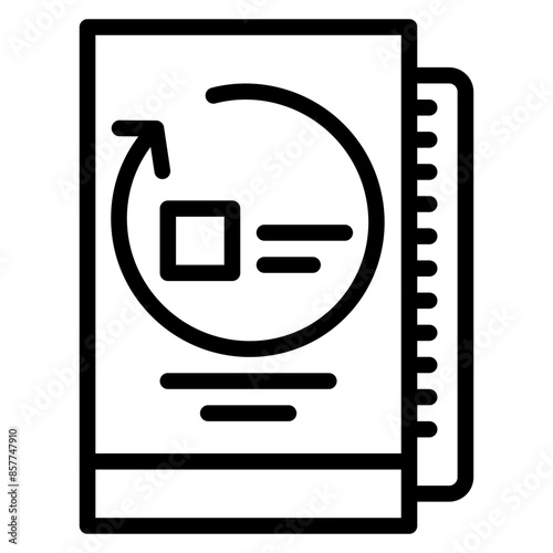 Recovery Plan icon vector image. Can be used for Plastic and Cosmetic Surgery.