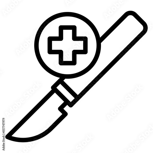 Surgery icon vector image. Can be used for Plastic and Cosmetic Surgery.