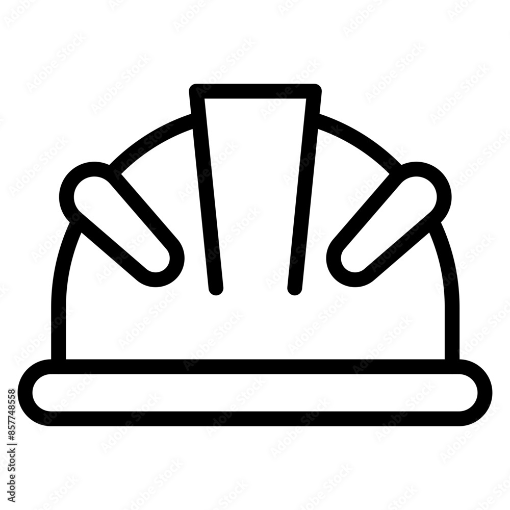 Hard Hat icon vector image. Can be used for Engineer in Mechanics. Hard Hat icon vector image. Can be used for Engineer in Mechanics.
