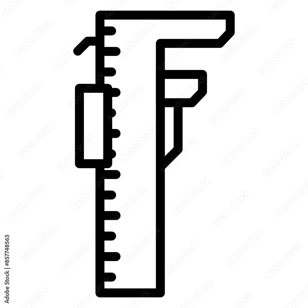 Engineering Scale icon vector image. Can be used for Engineer in Mechanics. Engineering Scale icon vector image. Can be used for Engineer in Mechanics.