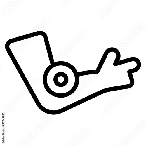 Arm Pain icon vector image. Can be used for Body Ache.